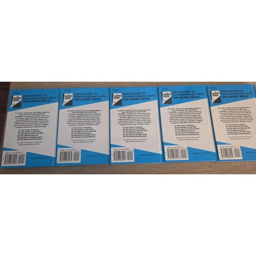 Hardy Boys Series Books Hardback# 20 21 22 23 24 NEW‎ Vintage HB Blue